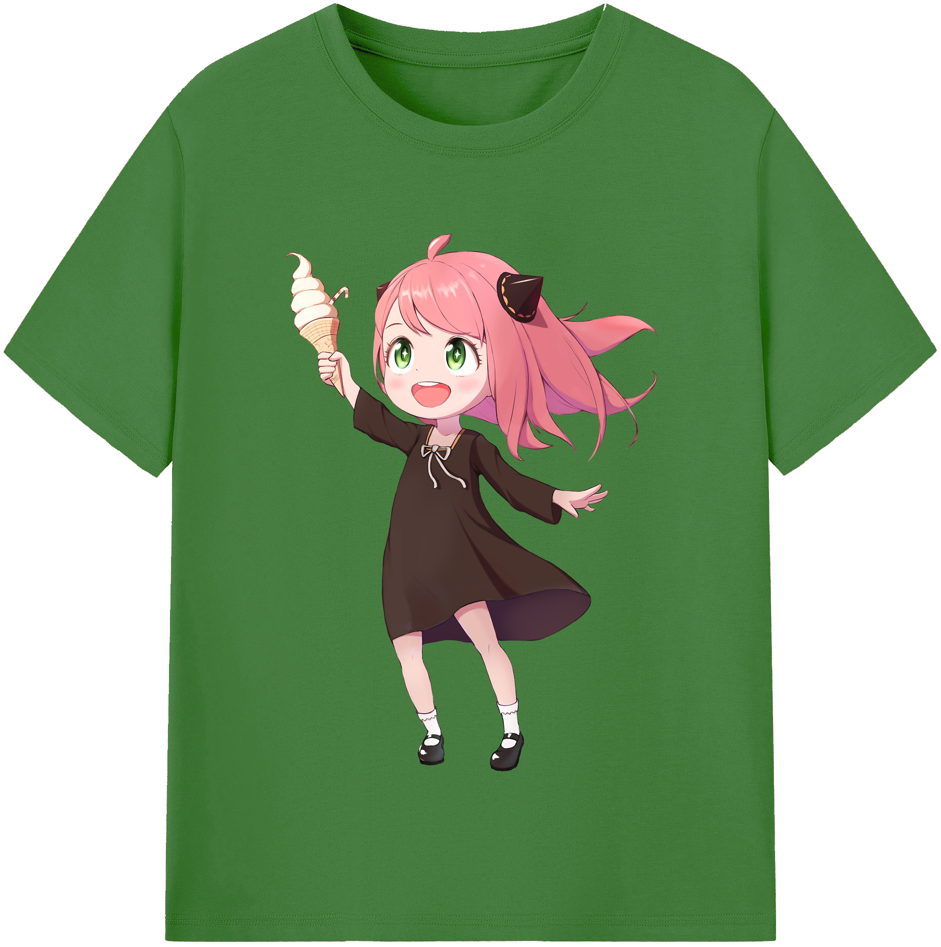 （画像用） SPY×FAMILY间谍家家酒 レディースカジュアルプリントTシャツ（綿100％）